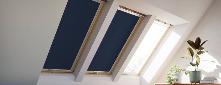 Itzala no drill blackout blinds for VELUX roof windows